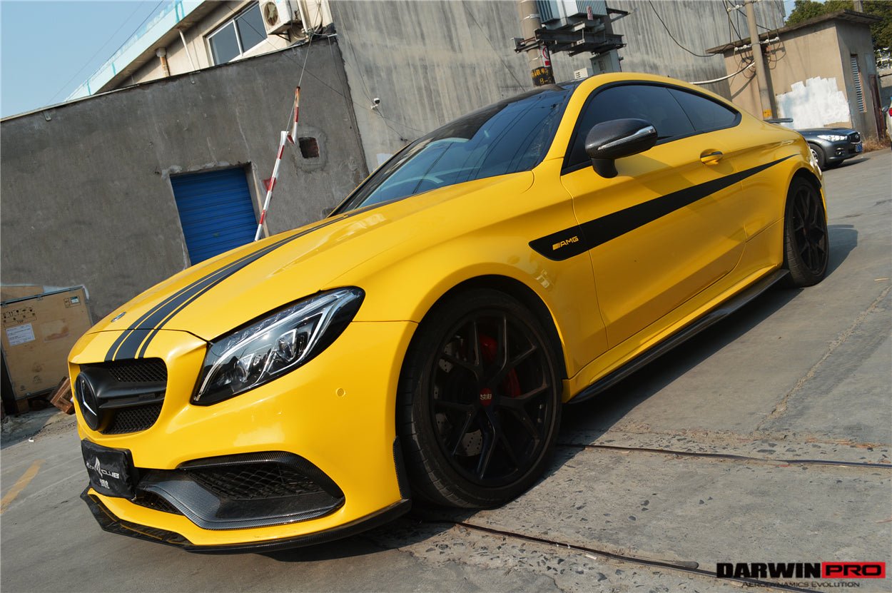 2015 - 2021 Mercedes Benz W205 C63&S AMG Carbon Fiber Front Canards